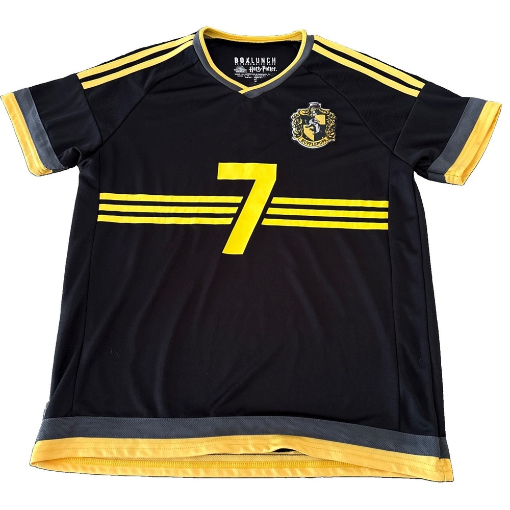 Harry Potter Hufflepuff Quidditch Jersey BoxLunch Exclusive Mens Size M